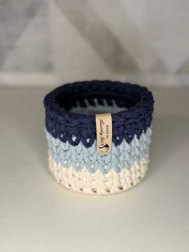 Häkelkorb - mehrfarbig